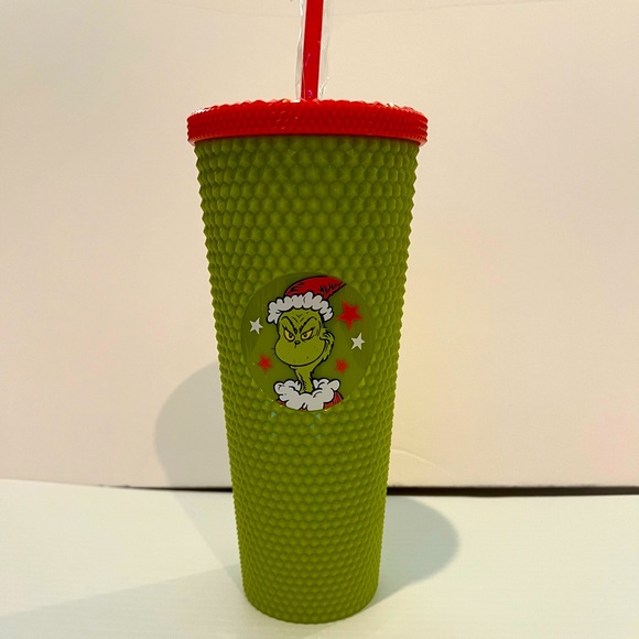 Grinch Other - Year of the Grinch Studded Tumbler- NWT